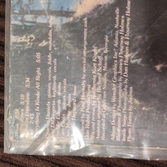 The Charlie Daniels Band 1975 LP Nightrider - Picture 3 of 11